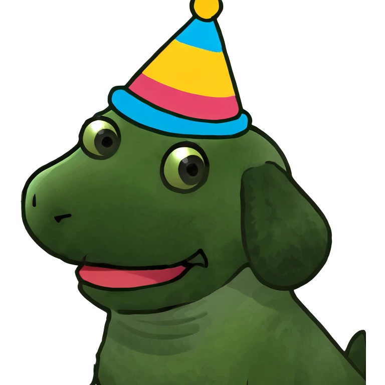 Poodle birthday emoji