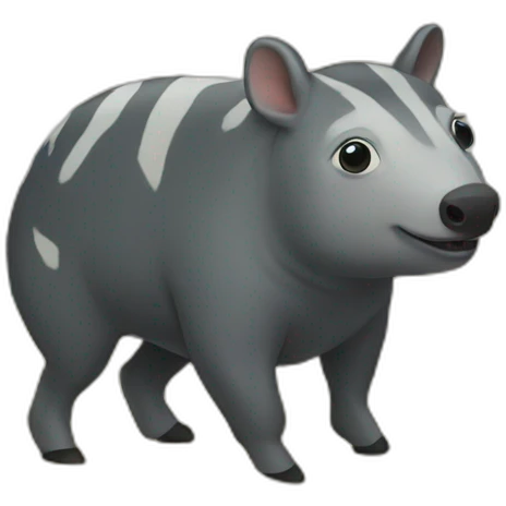 tapir dancing rock emoji
