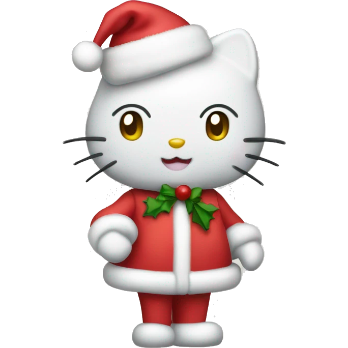 Hello kitty Christmas  emoji