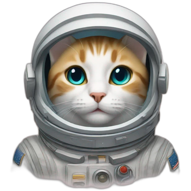 Astronaute cat emoji