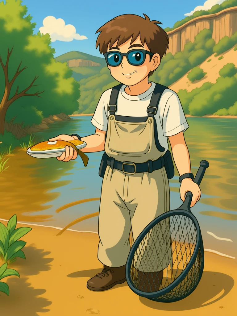 make this image ghibli studio style emoji