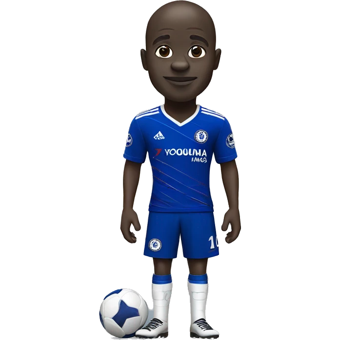 ngolo kante in a blue chelsea jersey emoji