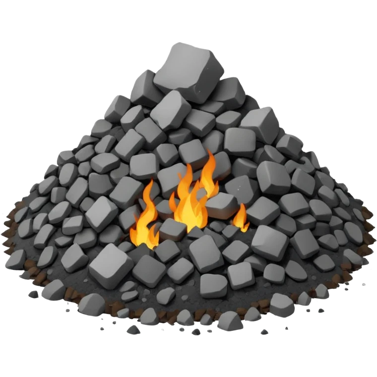 a pile of ashes emoji