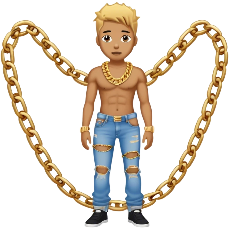 My boys a winner, he loves the game My lips reflect off his cross-gold chain I like the way he's telling me My ass looks good in these ripped blue jeans emoji