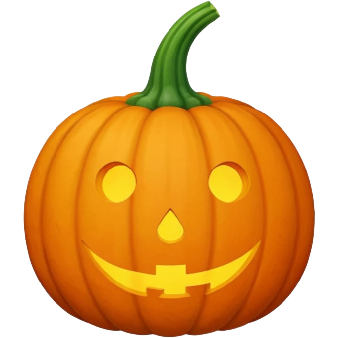 pumpkin not carved emoji