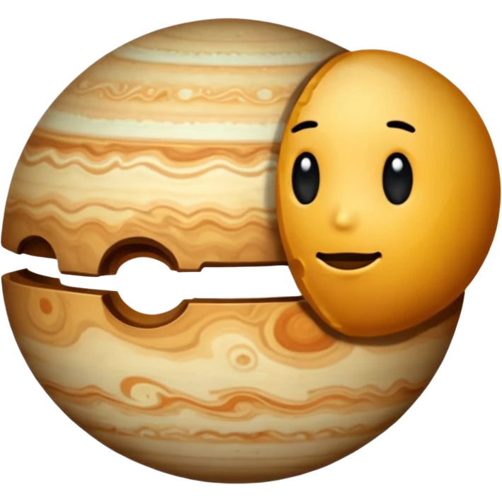 Jupiter and Pluto emoji
