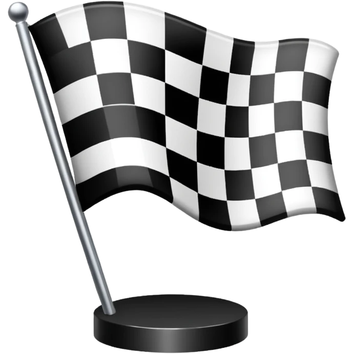 sorayama Chequered flag emoji