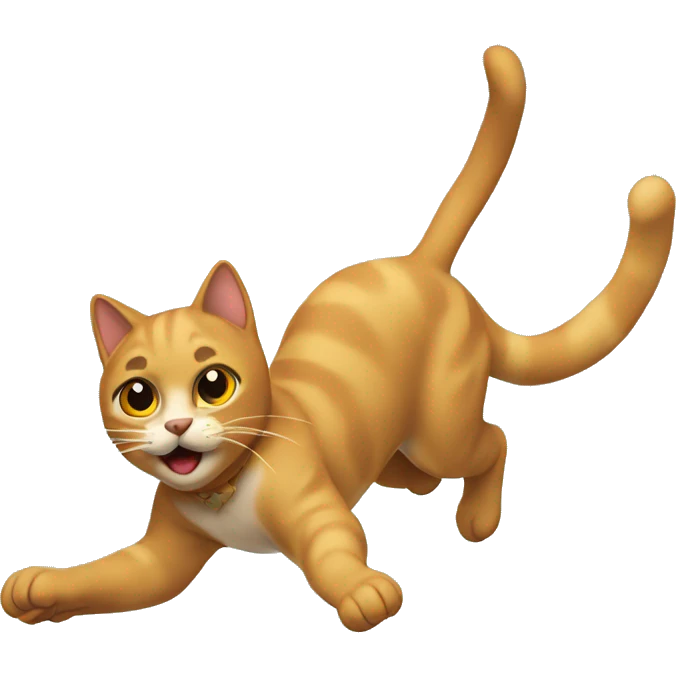 Gato loco volando  emoji