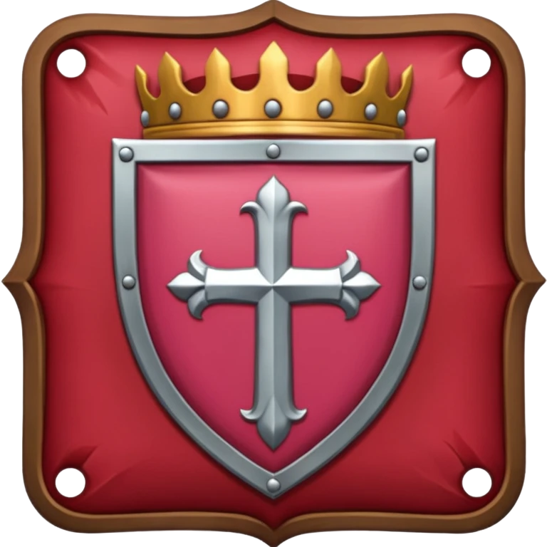 brasão sangrando medieval rosa de sangue vermelha emoji
