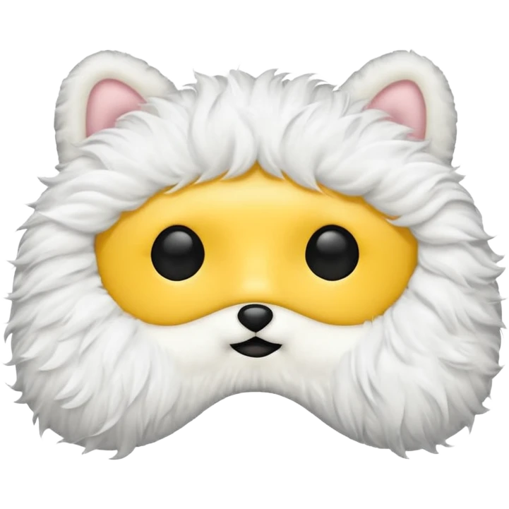 fluffy sleep mask emoji