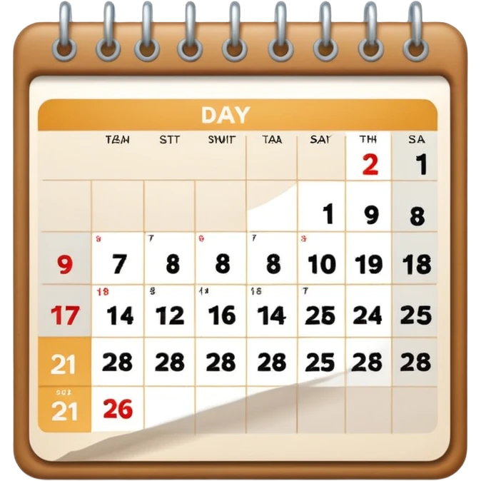 calendar emoji