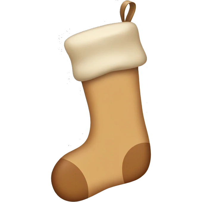 Tan stocking  emoji
