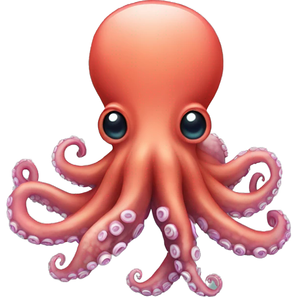 octopus with a heart emoji