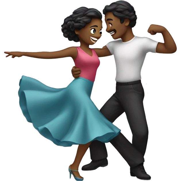 Couple dancing  emoji