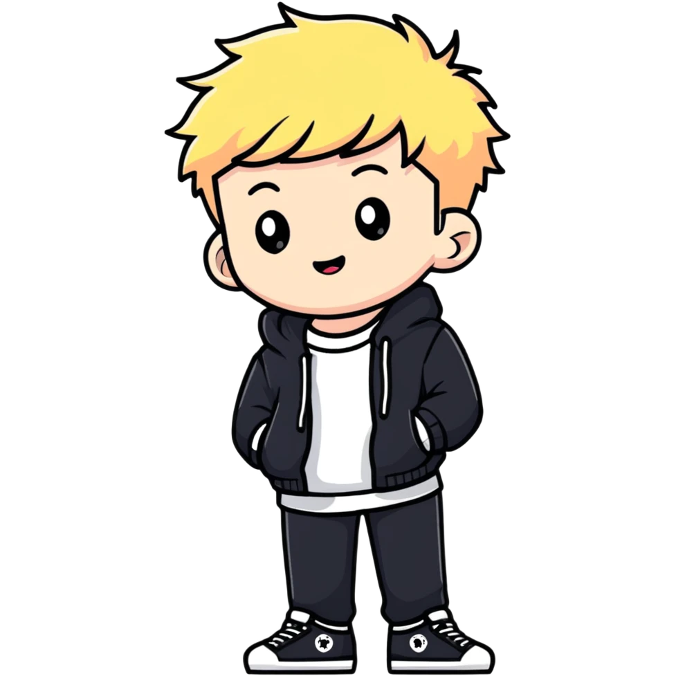 Bang Chan from Stray Kids, K-pop idol emoji