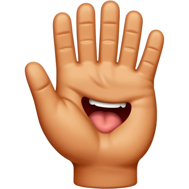 Slapping a hand emoji