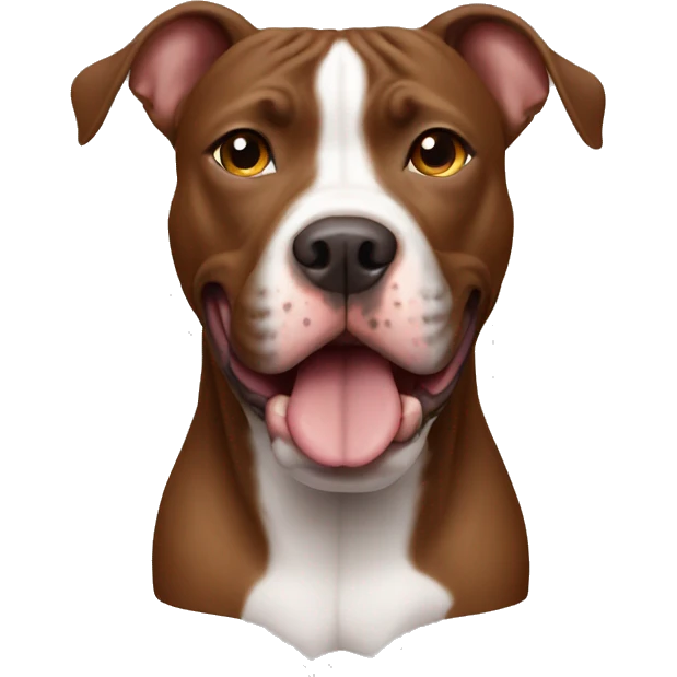 brown pitbull emoji