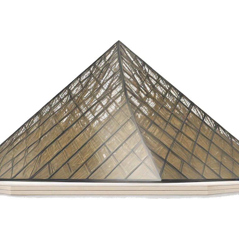 louvre pyramid emoji