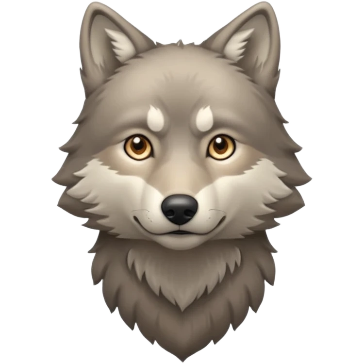 Coastal wolf therian emoji