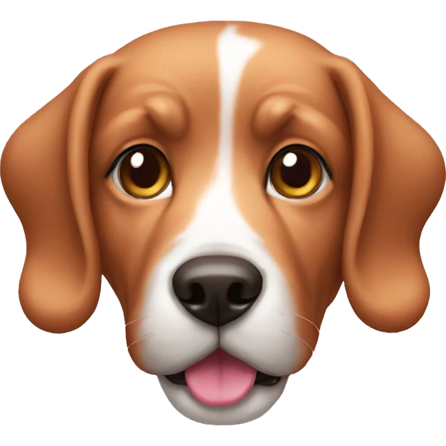 Dog pink  emoji