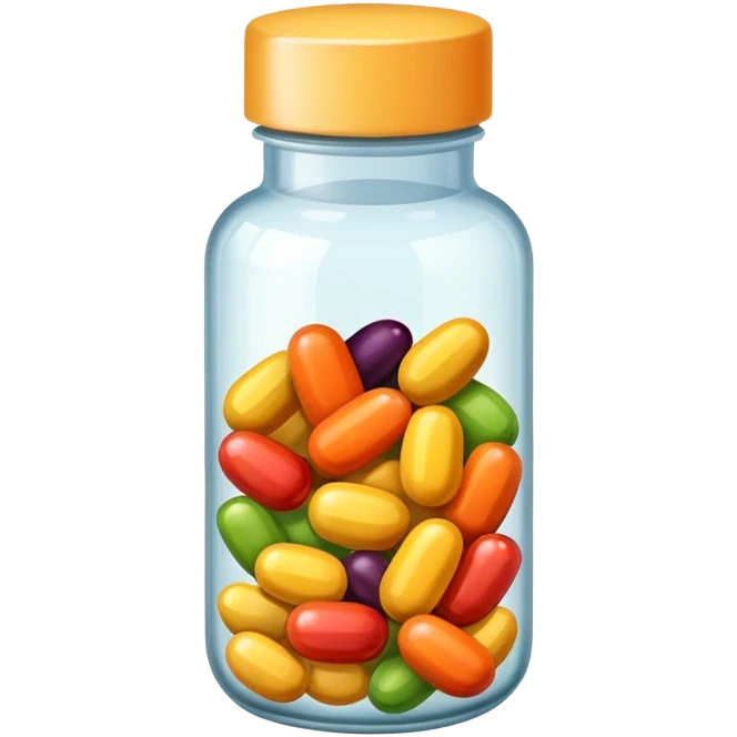 vitamins in bottle emoji