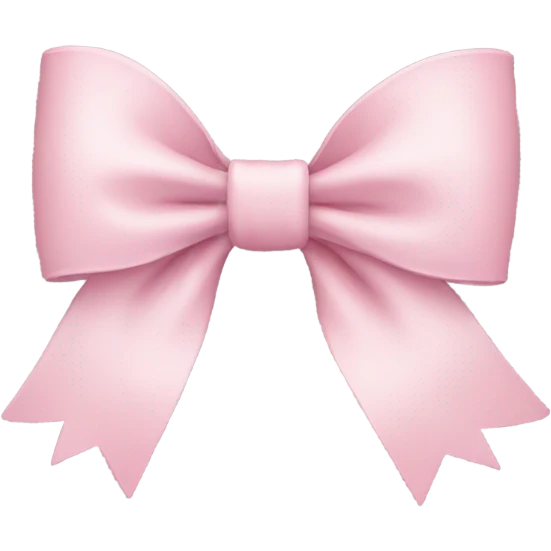 Light pink bow  emoji