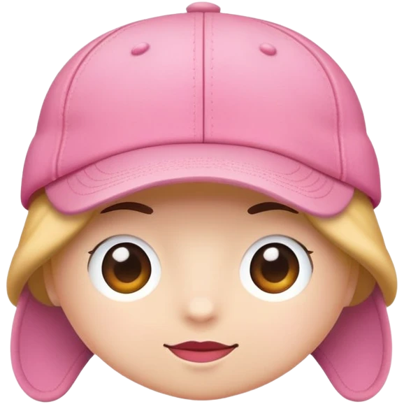 Pink cap emoji