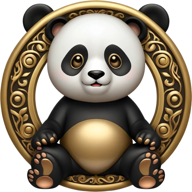 Panda gong style emoji