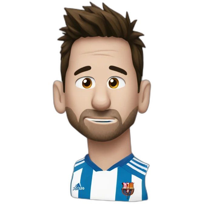 Messi qui fume emoji