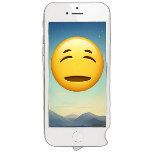 notification on an iphone emoji