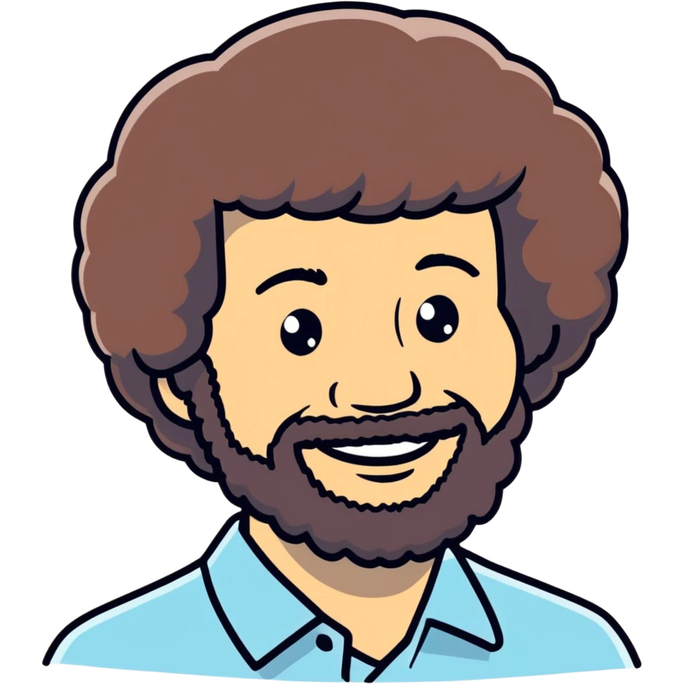 bob ross emoji