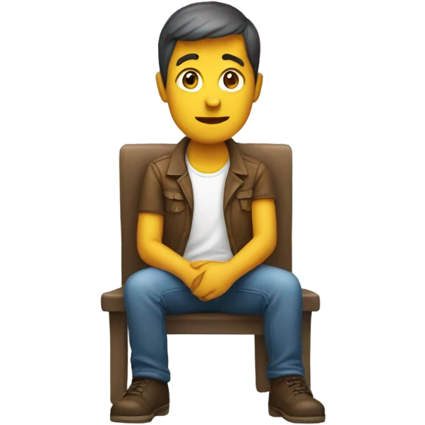 Person sitting emoji