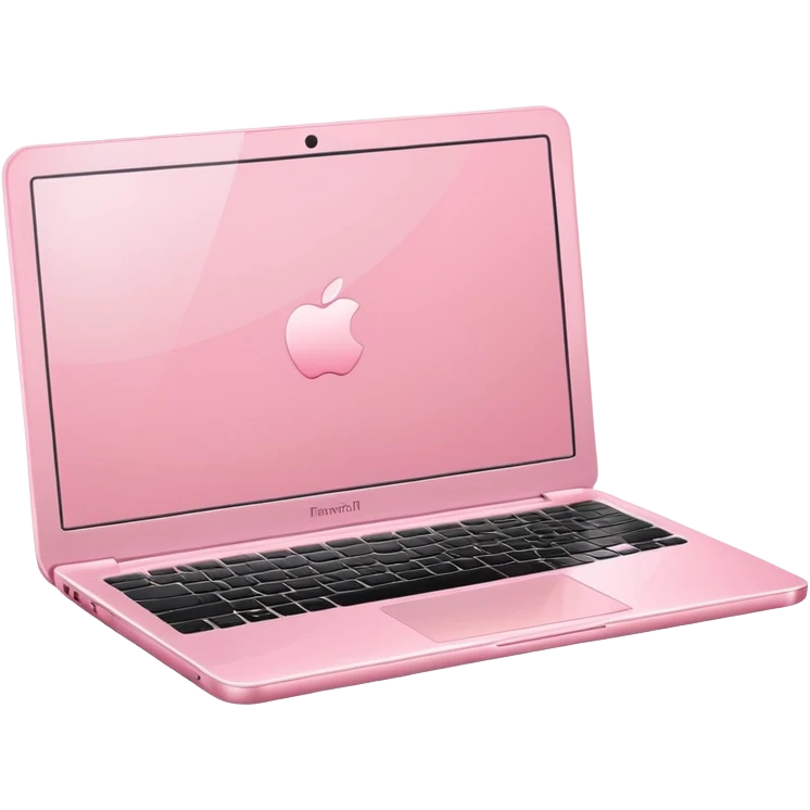 Light pink laptop emoji
