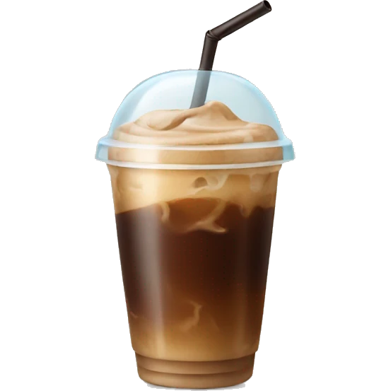 Iced coffee emoji