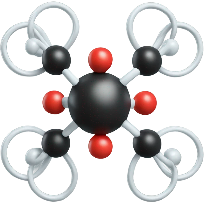 Carbon one hydrogen six emoji