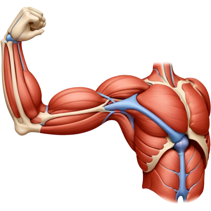 Elbow muscle anatomy emoji