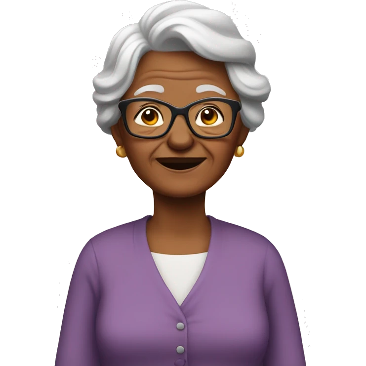 grandma danxing emoji