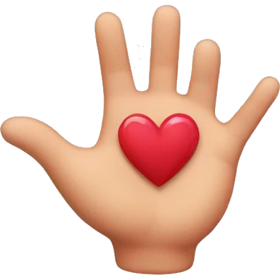 Corazón de manos emoji