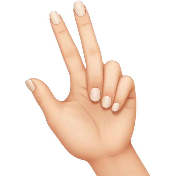Sticking up the middle finger emoji