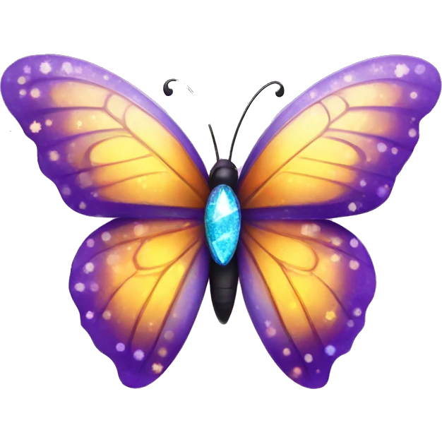 Butterfly with sparkles emoji