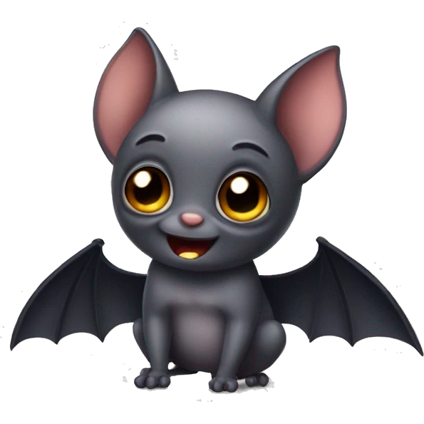 Cute bat emoji