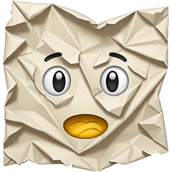 crumpled paper emoji