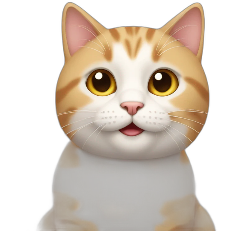 cat saying hello emoji