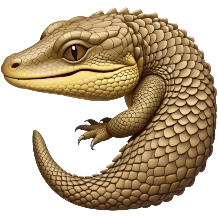 Meme-Worthy cute Sleeping Monitor Lizard Portrait Emoji, Head resting peacefully with a contented smile, showcasing intricately patterned scales and eyes gently closed in serene slumber, Simplified yet comically adorable features, highly detailed, glowing with a soft, drowsy earthy light, high shine, relaxed and utterly lovable, stylized with an air of playful laziness, bright and heartwarming, soft glowing outline, capturing the essence of a sleeping reptilian guardian that feels destined to become the next viral icon of adorable rest! emoji