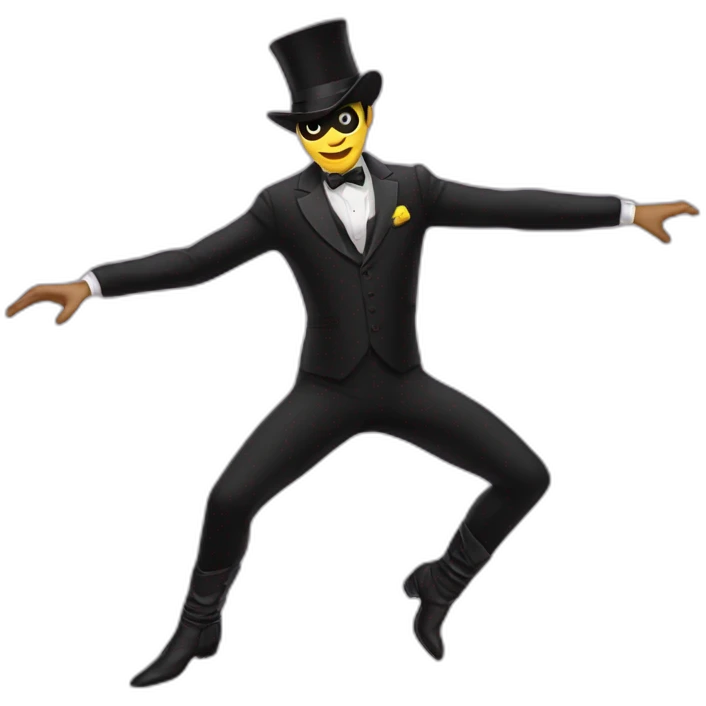 Monsieur gay chauve qui danse emoji