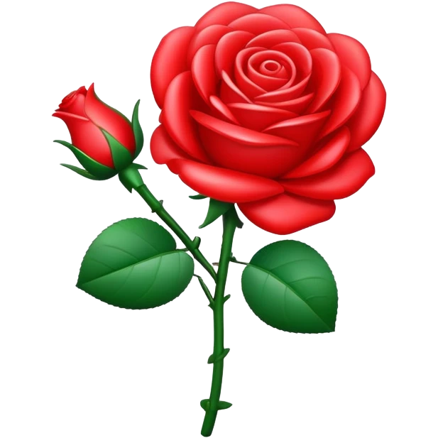 Rose toy emoji
