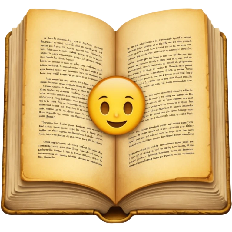 An open book emoji