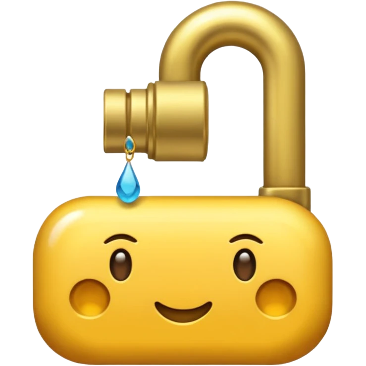 Музыкальная шкатулка маленькая золотая  emoji