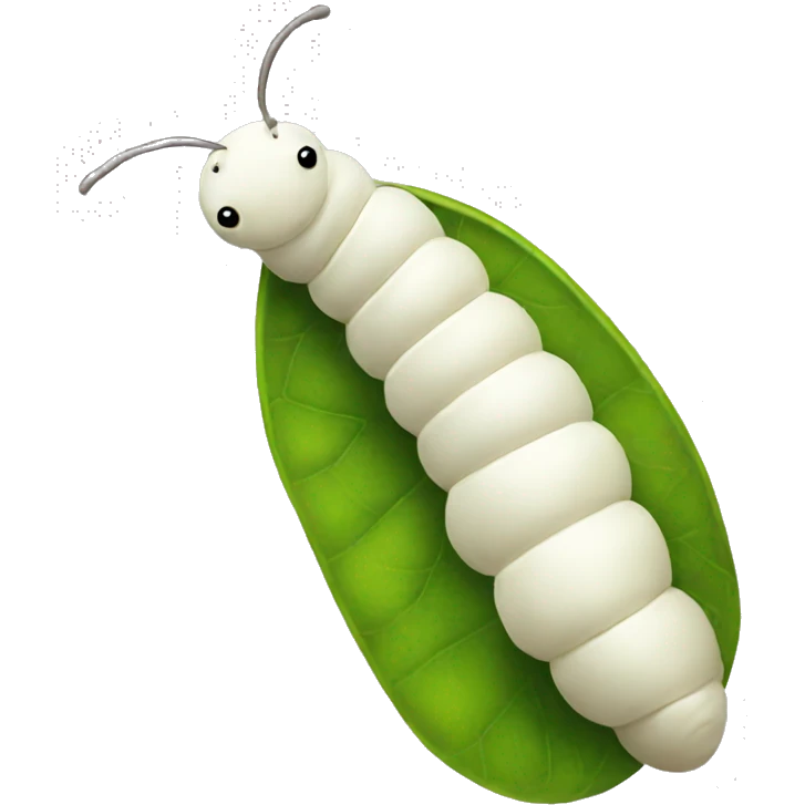 Silkworm emoji