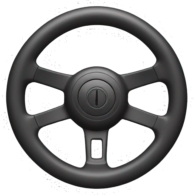 car steering wheel emoji